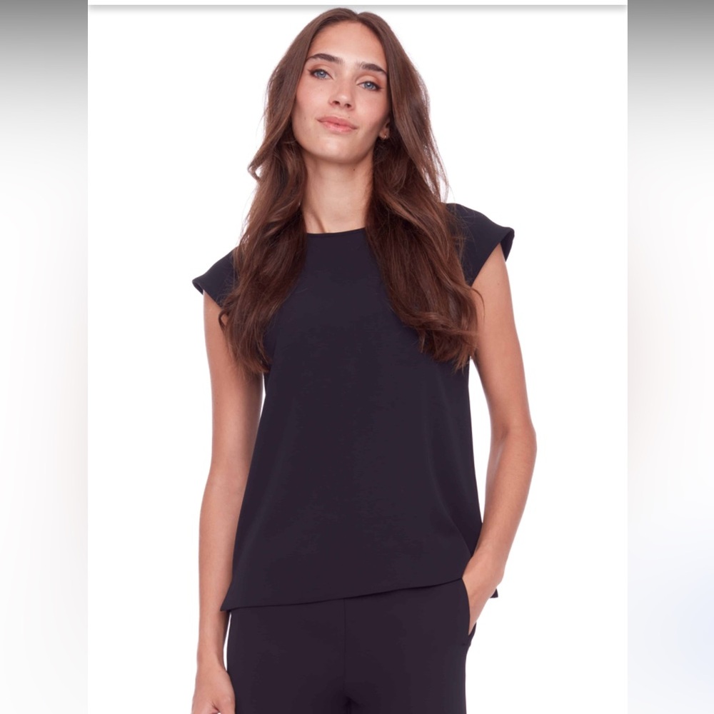 Black Vegan Silk Tshirt